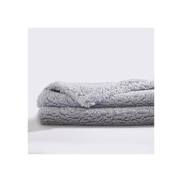 Reafort Funda de almohada Sherpa ultra suave con cierre