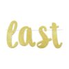 Banner con purpurina dorada de Last Fling Before the Ring_2