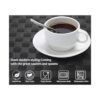 Aozita Tazas de expreso y platillos con cucharas de_3