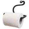 Soporte de papel higiénico de hierro forjado soporte de_1