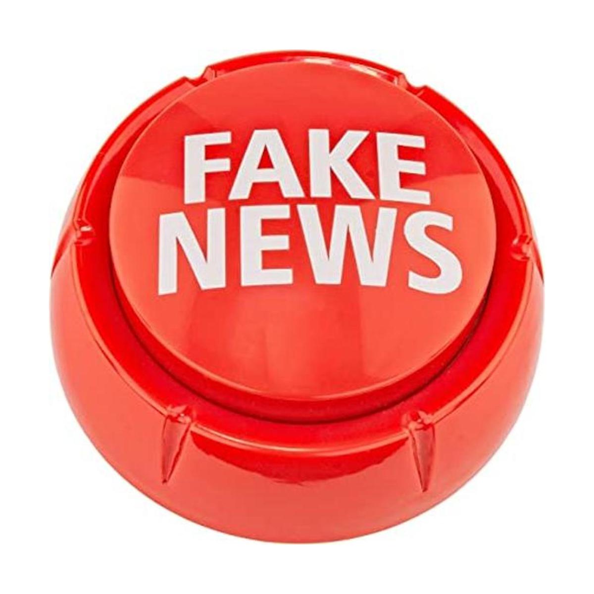 Fairly Odd Novelties Trumpedup Botón de noticias falsas