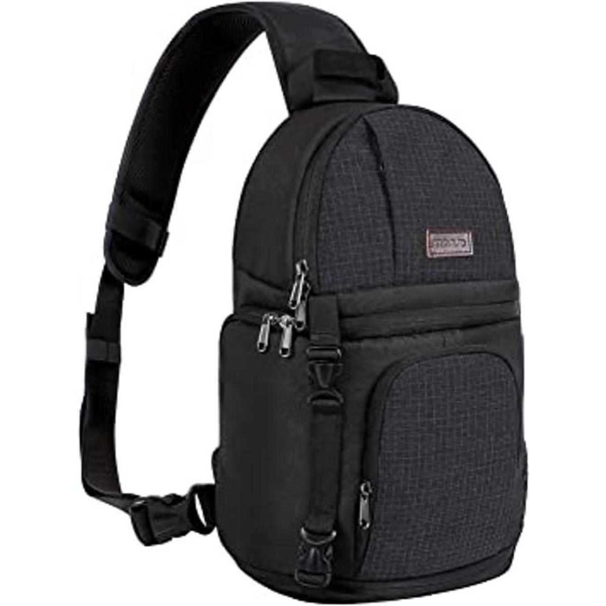 MOSISO Mochila para cámara con soporte para tripié e
