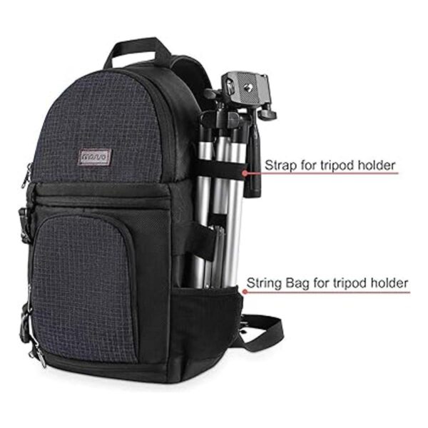 MOSISO Mochila para cámara con soporte para tripié e_3