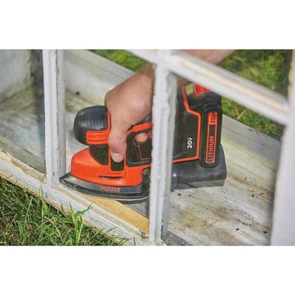BLACKDECKER Lijadora de ratón de 20 V MAX solo_3