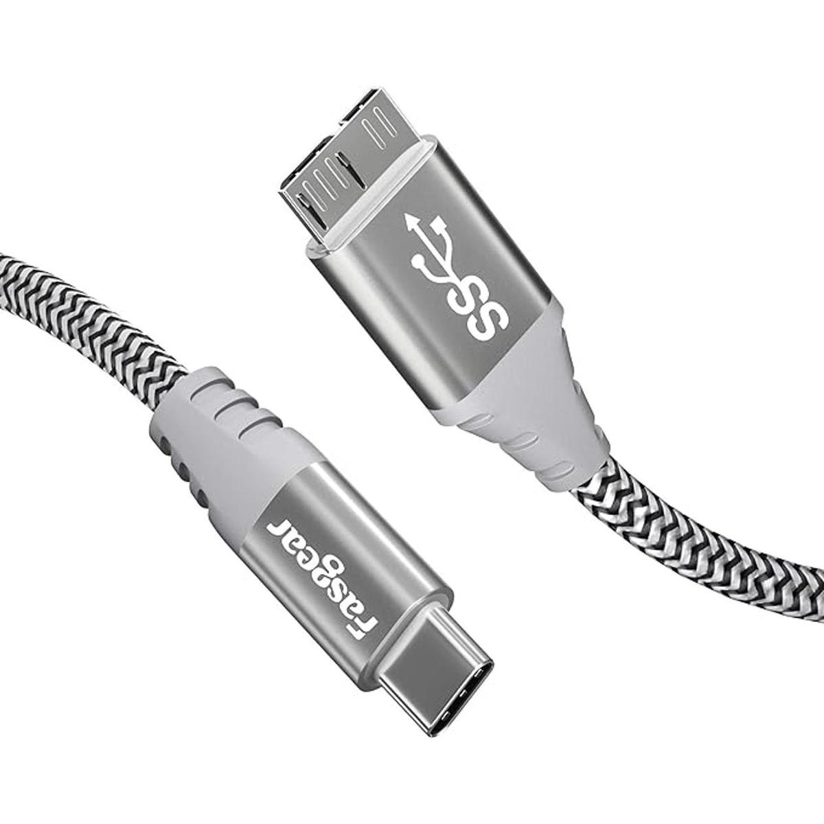 Cable USB C a Micro 3.0 1 paquete de conector de metal
