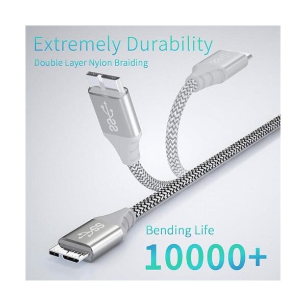 Cable USB C a Micro 3.0 1 paquete de conector de metal_3