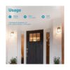 Bombilla LED A19 Anochecer a amanecer 9W 6PK Multicolor_3