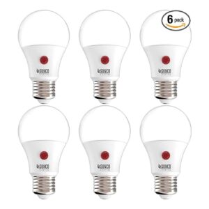 Bombilla LED A19 Anochecer a amanecer 9W 6PK Multicolor_1
