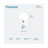 Bombilla LED A19 Anochecer a amanecer 9W 6PK Multicolor_2