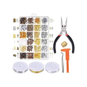 Paxcoo Kit de suministros para hacer joyas herramientas