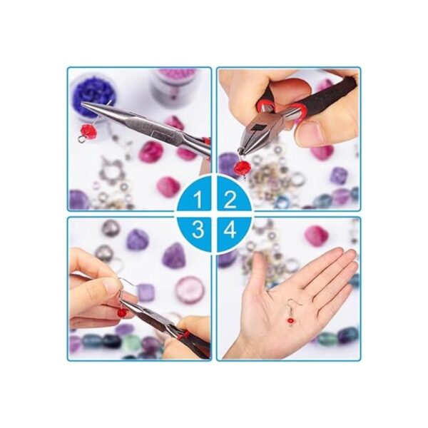 Paxcoo Kit de suministros para hacer joyas herramientas