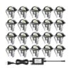QACA 20 luces LED de bajo voltaje IP65 impermeable_1