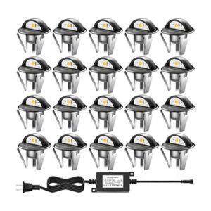 QACA 20 luces LED de bajo voltaje IP65 impermeable_1