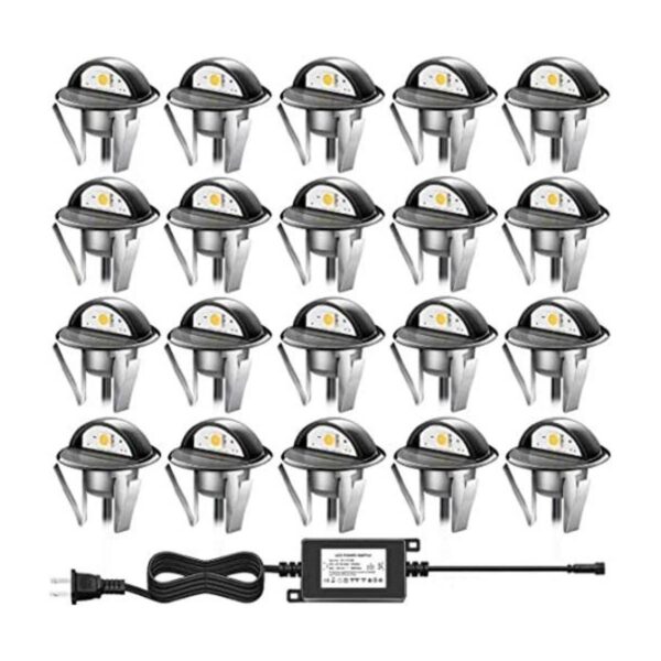 QACA 20 luces LED de bajo voltaje IP65 impermeable_1