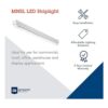 Lithonia Lighting MNSL L23 1LL 120V 40K 80CRI M6 Tira de