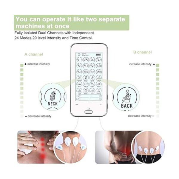 Belifu Estimulador electromuscular de doble canal_2