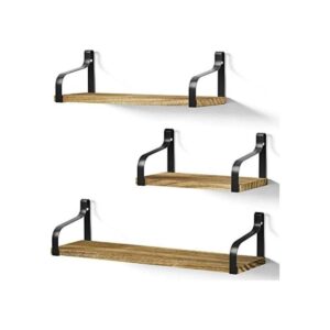 LoveKANKEI Estanterías 3 unidades Madera 1. Negro_1