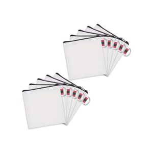 BCP 10 bolsas de monederos en blanco de lona de color