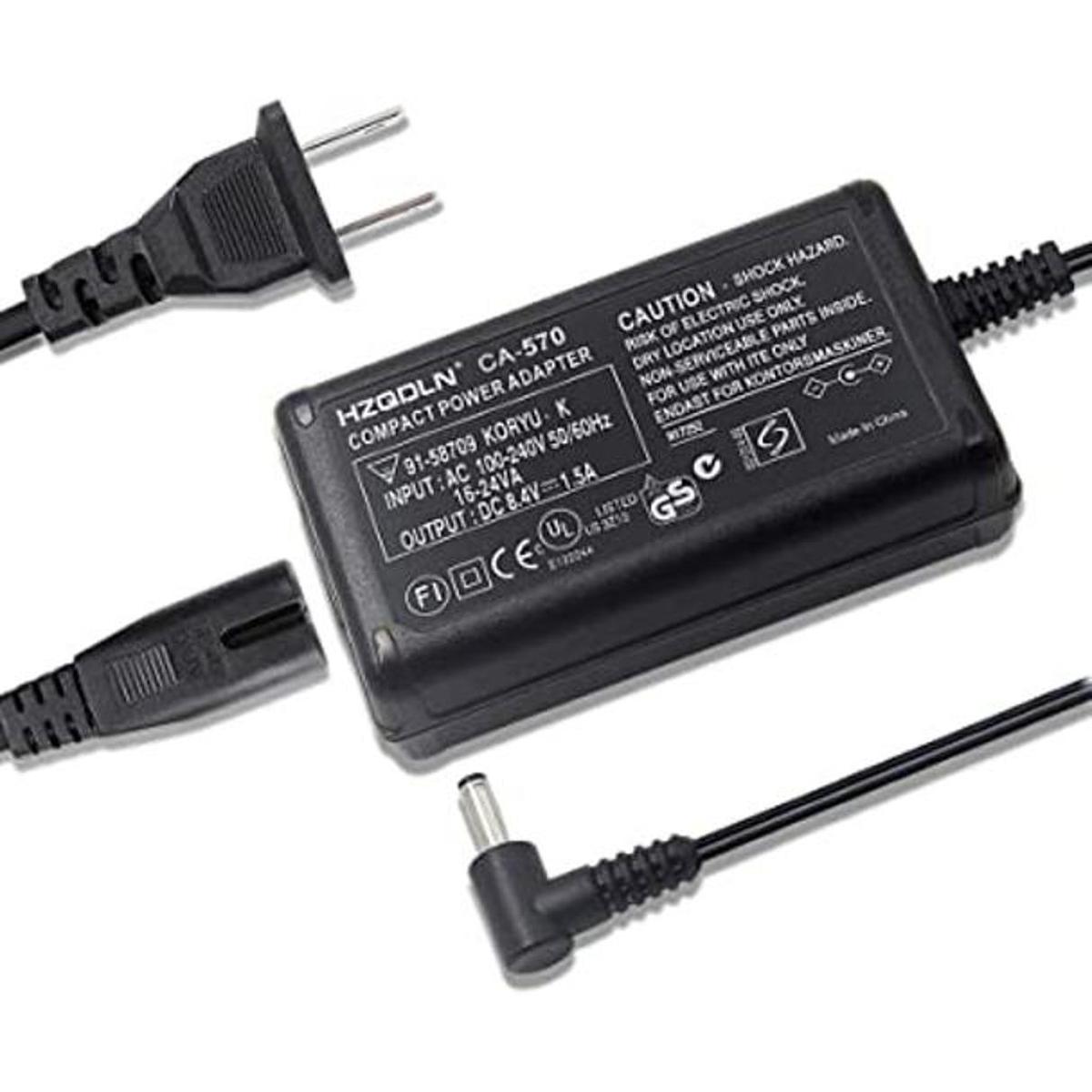 CA570 adaptador de repuestocargador para Canon FS200 HF10