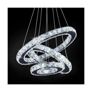 Lámparas de araña LED de cristal lámpara colgante moderna_1