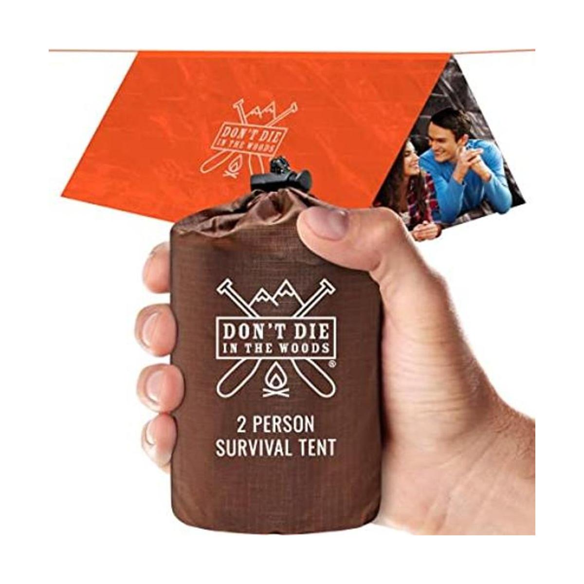 Tienda de campaña ultraligera de supervivencia para 2