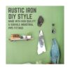 Pipe Décor 12HOOK4PK Ganchos de pared de estilo rústico y_4