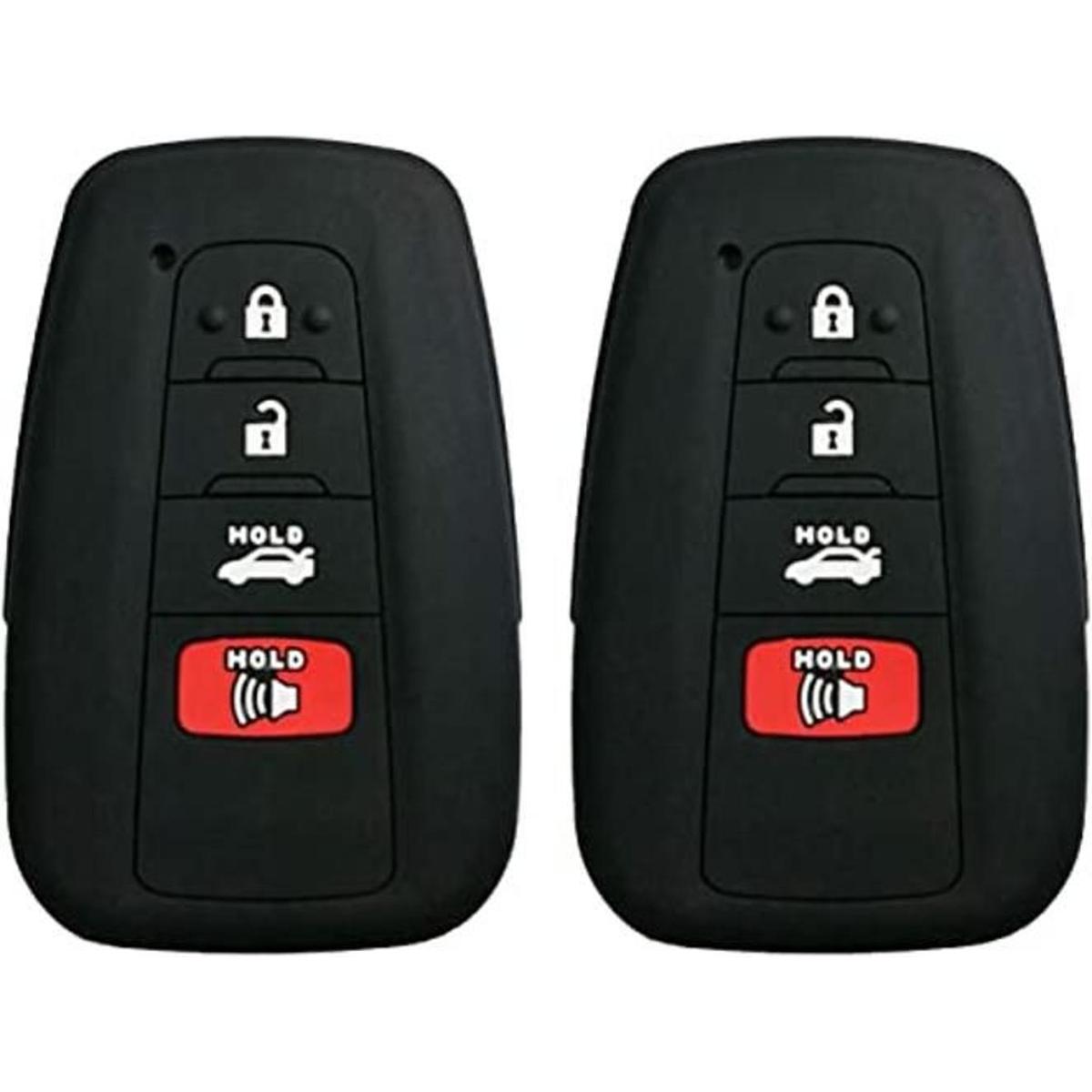 Coolbestda Funda de silicona para llavero transmisor