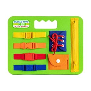 Buckle Toys Juguete de bebé Busy Board aprende a ajustar_1