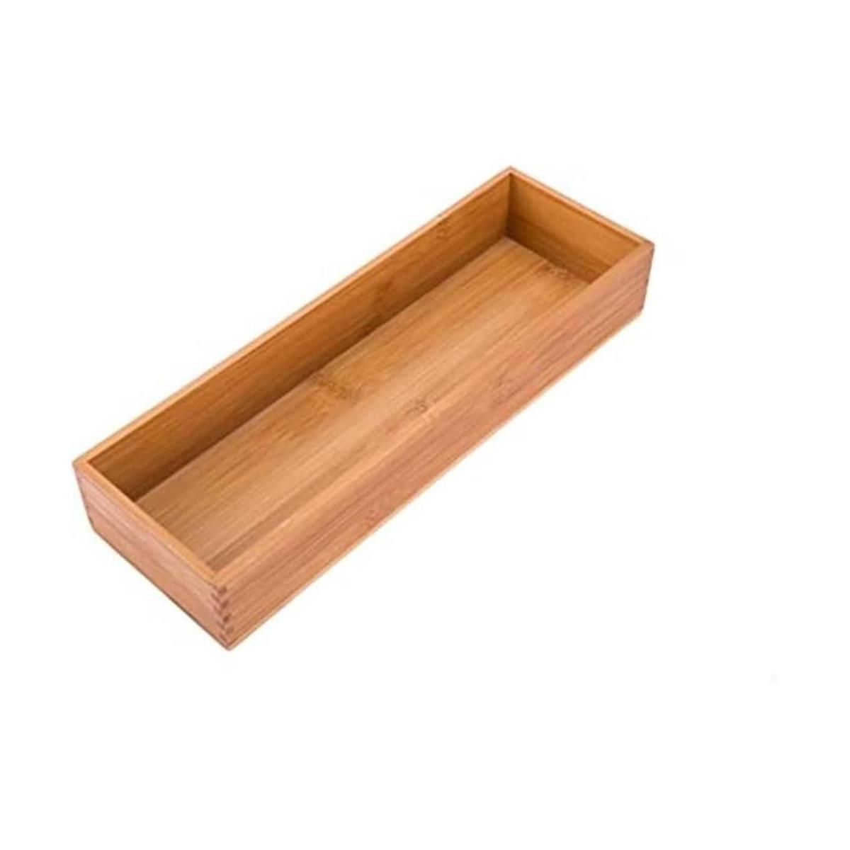 Sansnow Caja de bambú para condimentos de cocina caja
