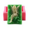Handmade Soap Bakeware de silicona Moldes Hada de_1