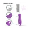 Peine desenredante para mascotas con dientes largos y_3