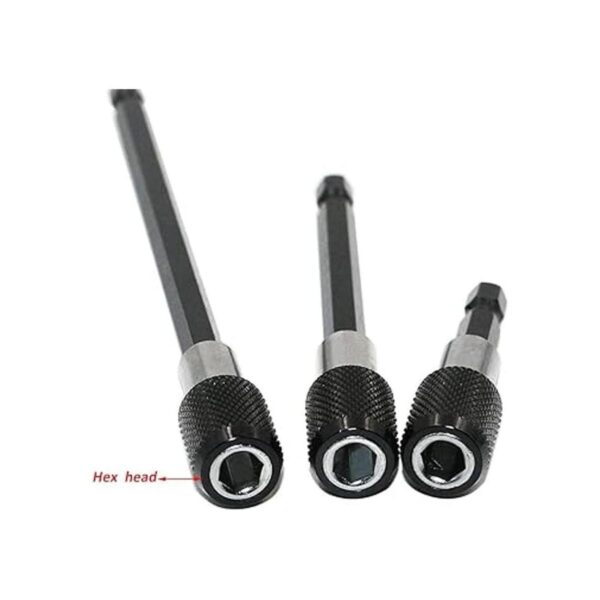 Eyech Juego de 3 brocas de extensión magnética de vástago