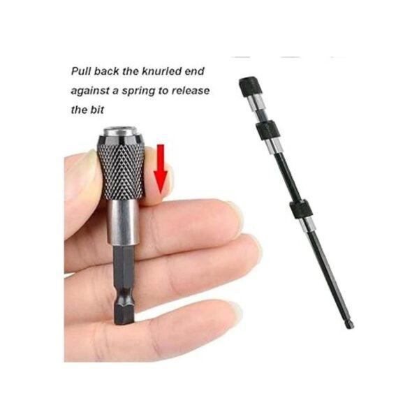 Eyech Juego de 3 brocas de extensión magnética de vástago