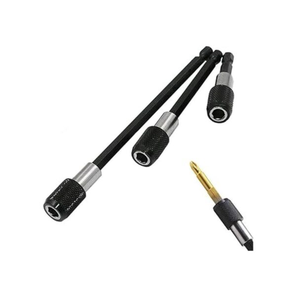 Eyech Juego de 3 brocas de extensión magnética de vástago