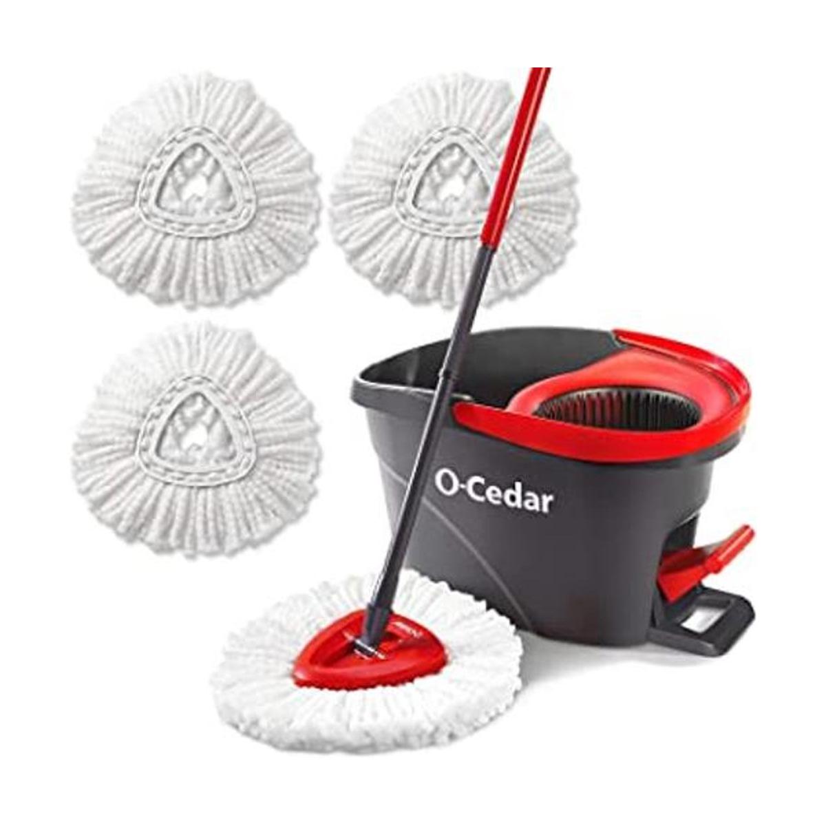 OCedar Easy Wring Trapeador y balde con 3 recambios