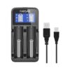 FARSAIL Cargador de batería 18650 pantallas LCD_2