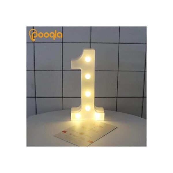 Ogrmar Letras y números decorativos con luces LED de_4