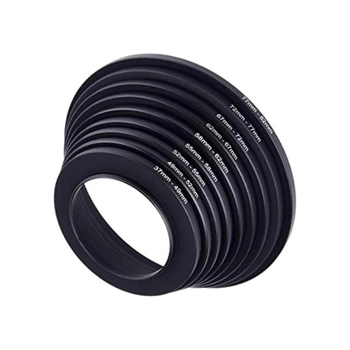 Step Up Juego de 9 anillos adaptadores de filtro para