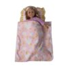 Rosa Nubes muñeca manta almohada