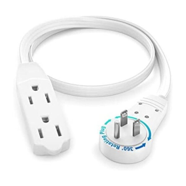 Maximm Cable de extensión de enchufe plano giratorio_1