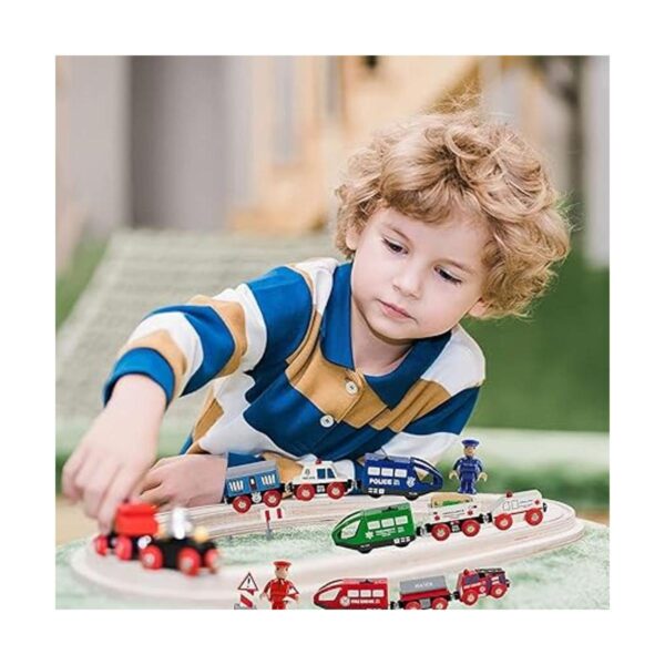 Trenes de rescate con batería de On Track USA. Incluye 3_3