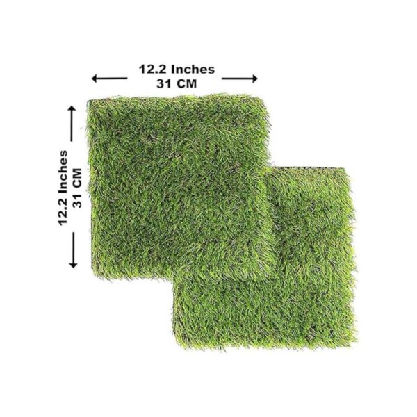Césped artificial cuadrado 1 ft x 1 ft