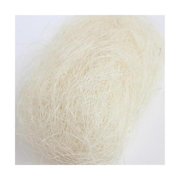 Jaula colgante para pájaros de fibra de coco natural para