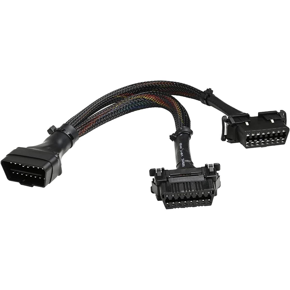 iKKEGOL 11.8 in 16 pines OBD2 OBDII J1962 Y cable divisor