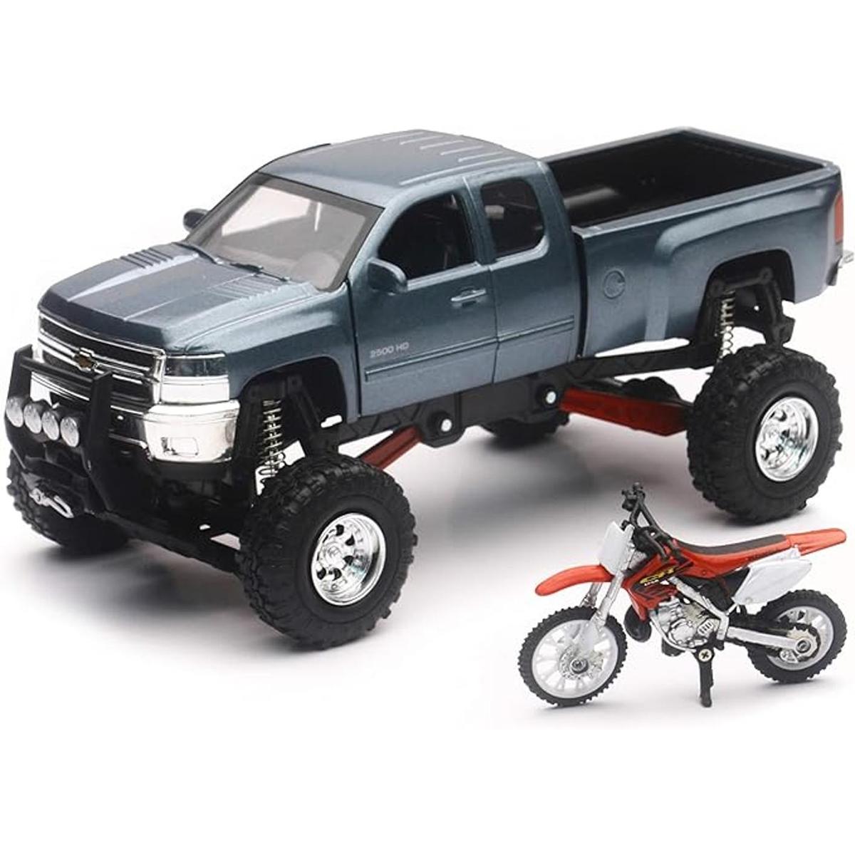 NewRay Chevrolet 4x4 Camioneta Silverado gris con