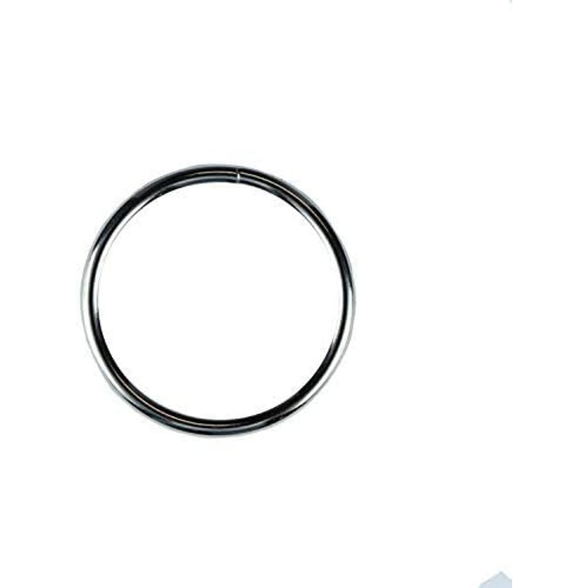 Strapworks Anillos tóricos grandes de metal niquelados