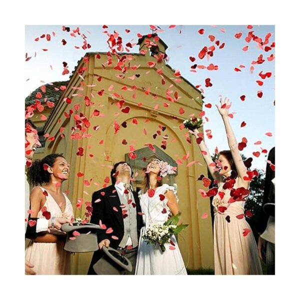 Confeti de San Valentín 600 unidades corazones y confeti
