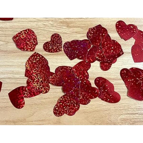 Confeti de San Valentín 600 unidades corazones y confeti