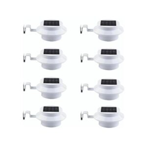 Paquete de 8 luces LED FALOVE para canalón solar para_1