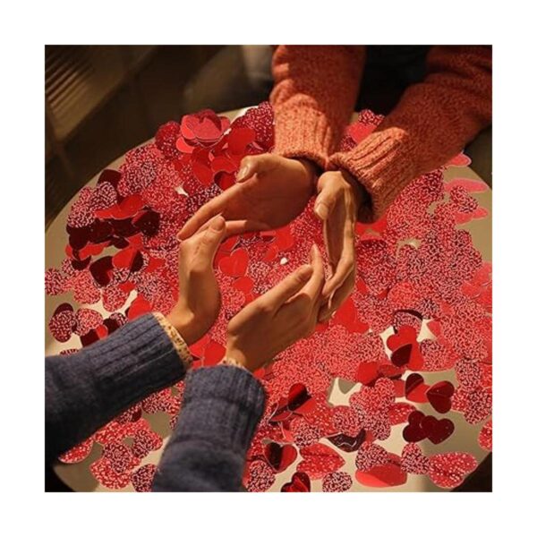 Confeti de San Valentín 600 unidades corazones y confeti